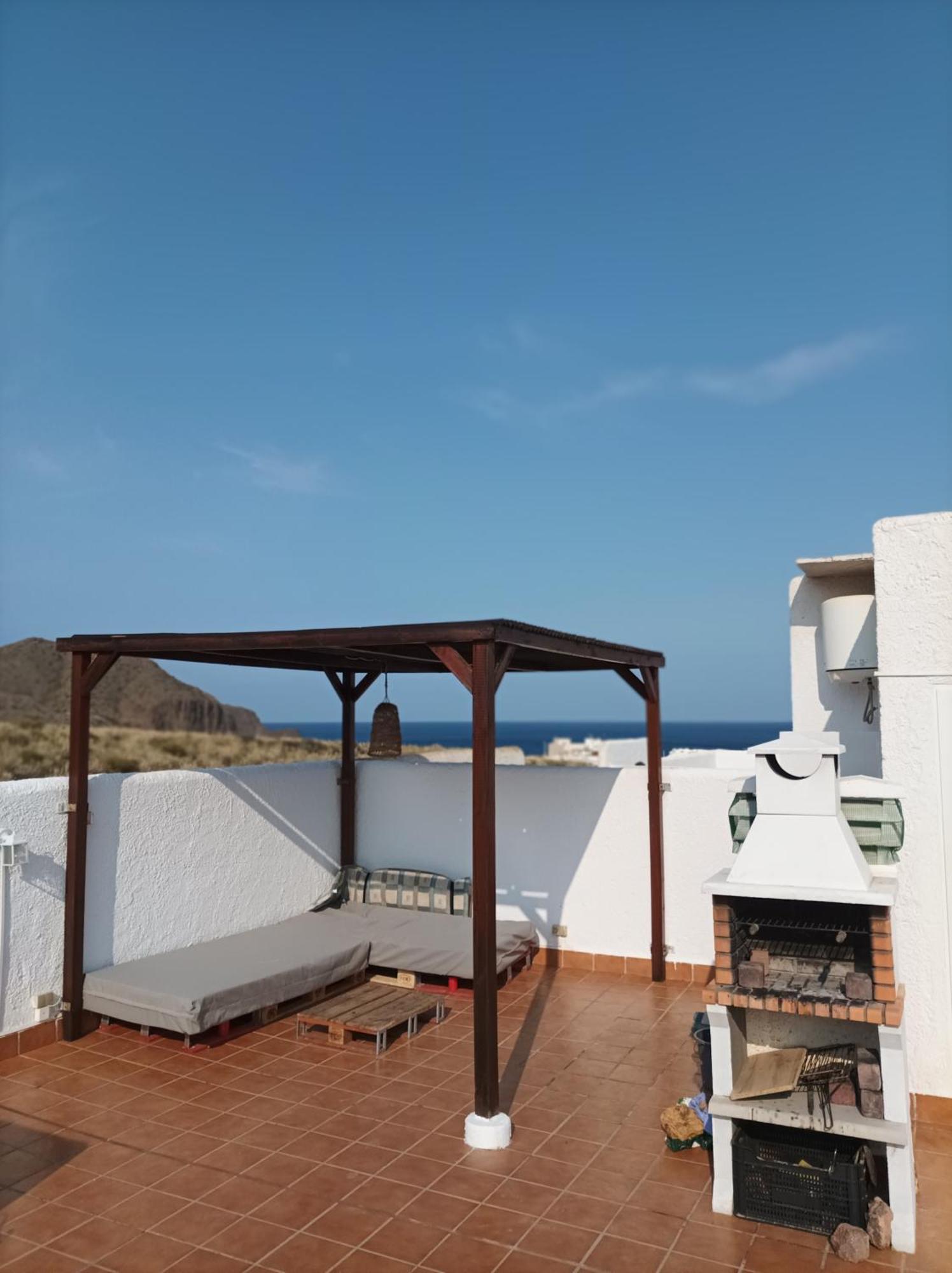 Апартаменты Isleta Del Moro Terraza Vistas Mar Exclusiva 60 M2 Wifi Ла-Ислета-дель-Моро Экстерьер фото